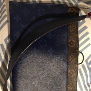Louis Vuitton messenger bag blue ss18